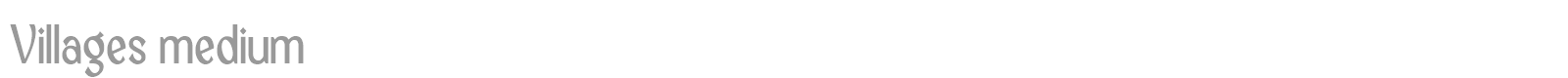 Villages font preview